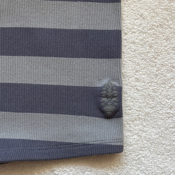 Free People FP Movement All Clear Striped Cami Tank Top Gray Orange M/L. - Picture 6 of 6